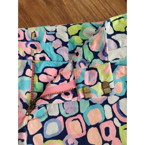 Lilly Pulitzer Gypsy Jungle Ellie Shorts Low Rise Size 00 Old Money Quiet Luxury - Picture 4 of 10